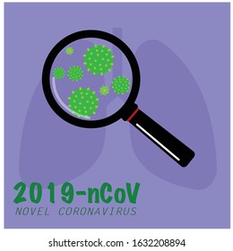 2019-nCov coronavirus illustration. Coronavirus in China. Novel coronavirus