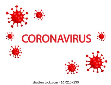  2019-nCoV Novel Corona virus concept. Covid-19 Respiratory Syndrome from Wuhan city. vector illustration