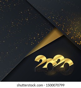 2020 Abstract backgroun graphic element template