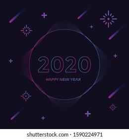 2020 abstract modern background template