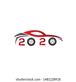 2020 Logo de automobile o plantilla de diseño de pantalones t