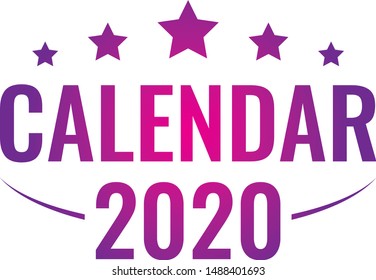 2020 calendar logo