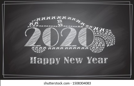 2020 car logo vector design template