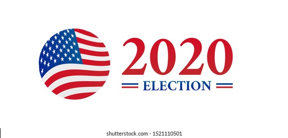 2020 Election Logo Icon Presidential Illustration 