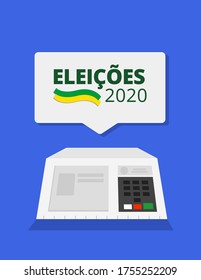 2020 Elections - Brazil Electronic ballot box