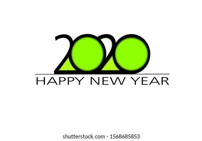 2020 figures for new year's design