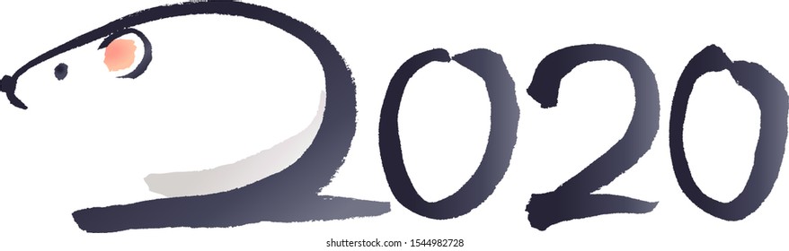 2020 in the form of a mouse (Japanese / chinese zodiac)