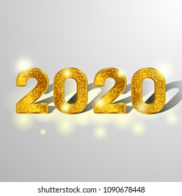 2020 gold white