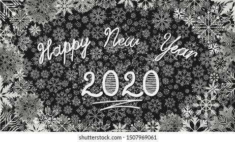 2020 Happy New Year background
