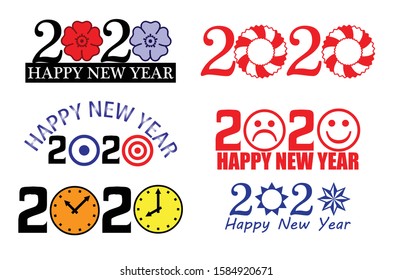 2020 Happy New Year, 2020 Design 