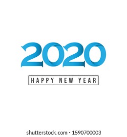 2020 Happy New Year Design Template Vector