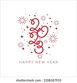 2020 happy new year design