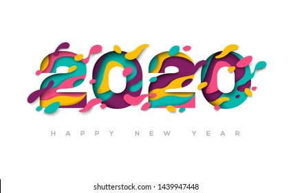 2018 Happy New Year Greeting Card Stock Vector (royalty Free) 603610901 