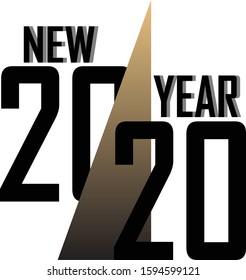 2020 inspiration design vector illustration.  happy new year.