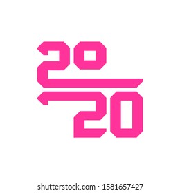 2020 logo design concept vector template, Icon Symbol, Illustration
