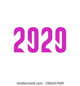 2020 logo design concept vector template, Icon Symbol, Illustration