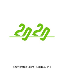 2020 logo design concept vector template, Icon Symbol, Illustration