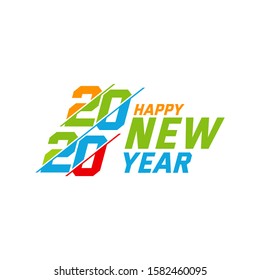 2020 logo design concept vector template, Icon Symbol, Illustration