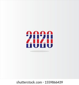 2020 logo design. new year design.