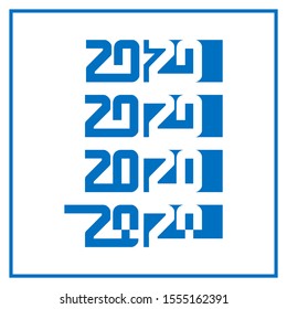 2020 logo design - vector