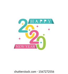 2020 Logo Graphics New Year vector