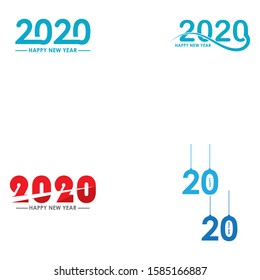 2020 Logo Graphics New Year vector