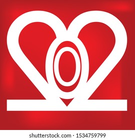 2020 logo vector on red background