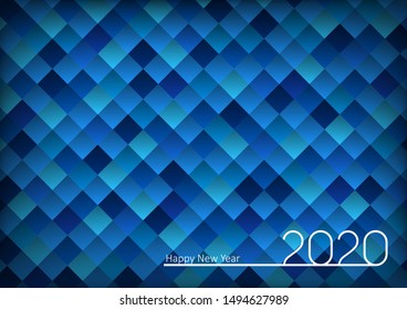 2020 New Year Background. Vector Illustration EPS10