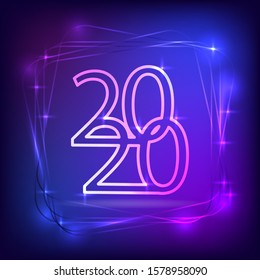 2020 new year background,Happy New Year 2020 logo text design,greetings and invitations cards and happy new year themed congratulations and banners,Set Of Celebration Text Graphics,logo for seasonal 