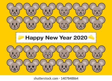 2020 New Year card: Year of the rat 