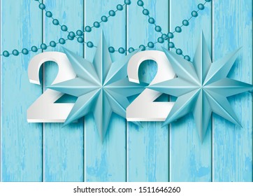 2020 New Year celebrate background. Vector illustration for design