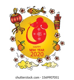 2020 New Year greeting card 