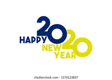 2020 NEW YEAR LOGO VECTOR