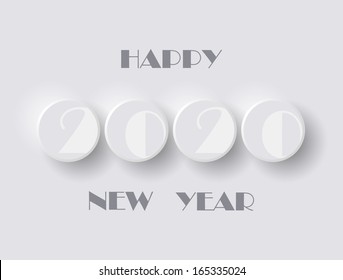 2020 New Year Round Buttons