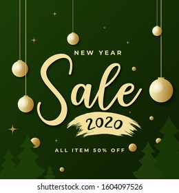 2020 new year sale banner