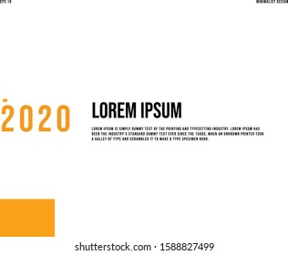 2020 new year startup and target market ideas concept design, With creative thinking drawing charts and graphs business success strategy plan inspiration, Vector illustration layout template