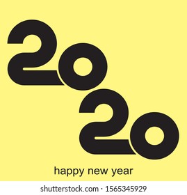 2020 new year for various design