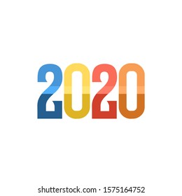 2020 New Years Logo Design Template