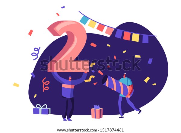 2020 Office Home Party Celebration Concept Stock Vector Royalty