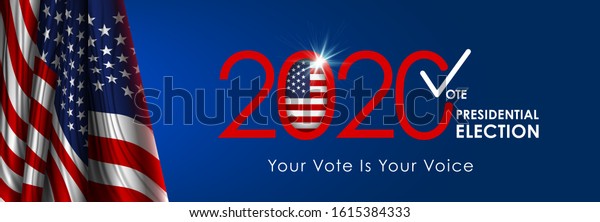 2020 Presidential Election. 2020 United States of
America Presidential Election. Vote America Presidential Election
Vector Design.