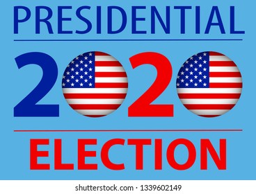 2020 United States America Presidential Election Stock Vector (Royalty ...