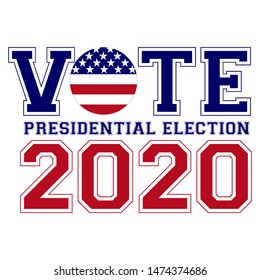 2020 United States America Presidential Election Stock Vector (royalty 