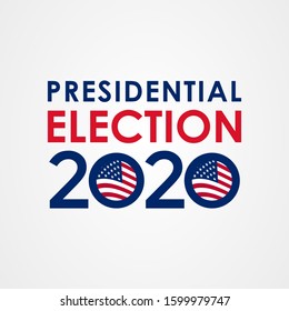 2020 United States Of America Presidential Election Vote Banner.