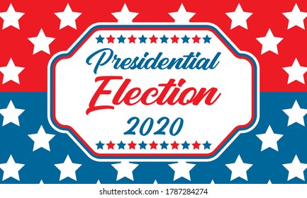 2020 United States America Presidential Election Stock Vector (Royalty ...