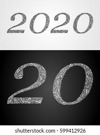 2020 year. Anniversary. World book and copyright day. International Day of writer. International Day of the Book. World Book Day. Studying and learning concept. Vector illustration.