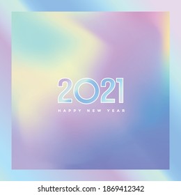 2021 Abstract Background with Happy New Year