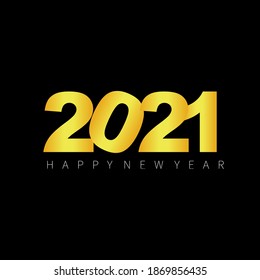 2021 background. Happy new year vector. Number 2021 in the modern concept. Text Number 2021 colorful. The year 2021 design vector