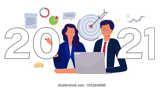 2021 business target company meeting corporate strategy goal new year