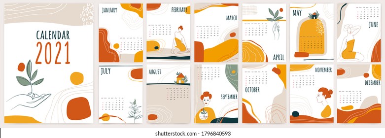 Cool Calendar Template from image.shutterstock.com