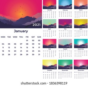 2021 calender design.new calender kreative sidee.2021 neues jahr calender.wall,hintergrund page,kreativer kalender.